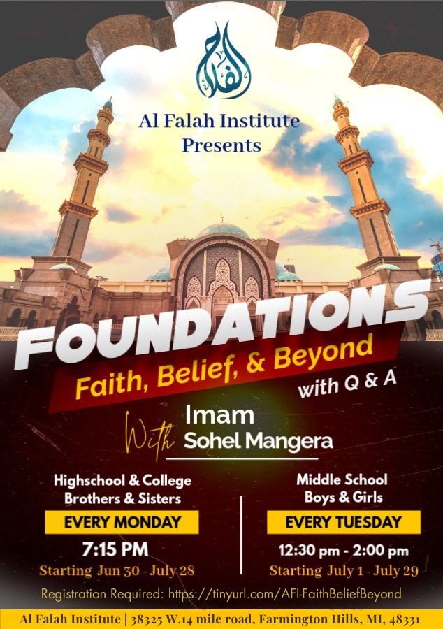 Foundations: Faith, Belief, & Beyond