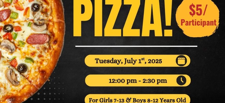Little Chefs: Make your own take & bake Pizza!